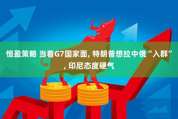 恒盈策略 当着G7国家面, 特朗普想拉中俄“入群”, 印尼态度硬气