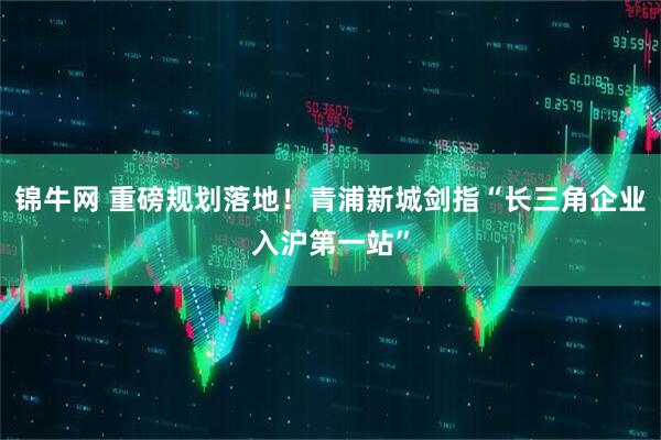 锦牛网 重磅规划落地！青浦新城剑指“长三角企业入沪第一站”