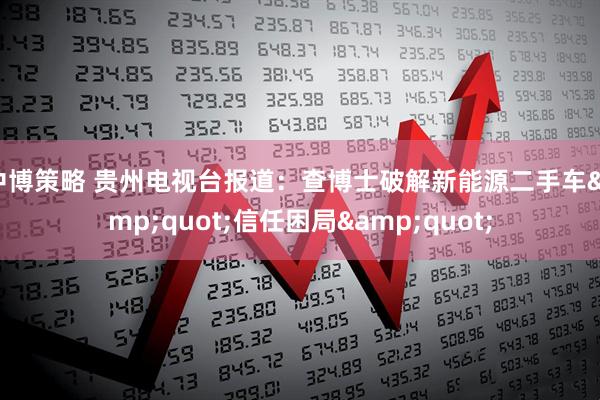 中博策略 贵州电视台报道：查博士破解新能源二手车&quot;信任困局&quot;