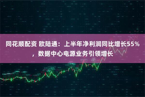 同花顺配资 欧陆通：上半年净利润同比增长55%，数据中心电源业务引领增长